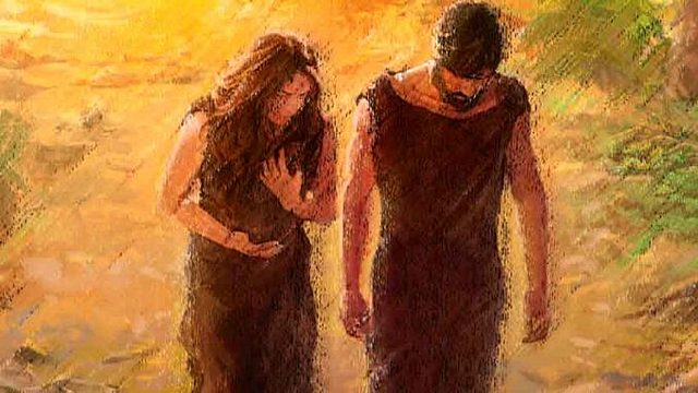 Expulsión de la pareja del Edén