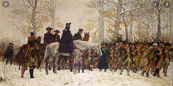 Winter a valley forge