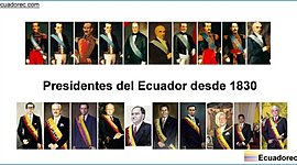 Timeline: Presidentes del Ecuador