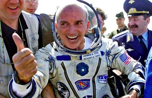 28 April 2001 - First space tourist