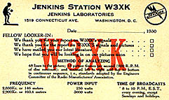 The First Mechanical TV Station