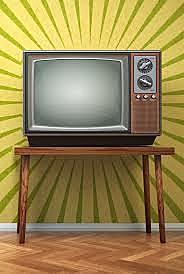 •	The first electronic television