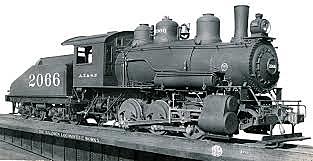Steam engine locomotive