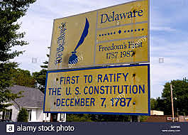 Delaware fist state to approve Constitution