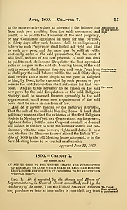 Land Act of 1800