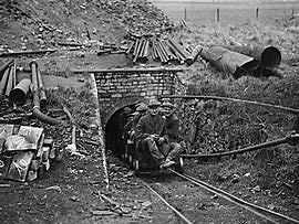 railway in British mines