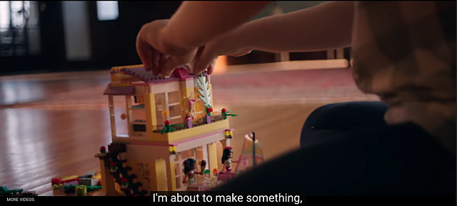 Little Jane Doe with Lego Friends