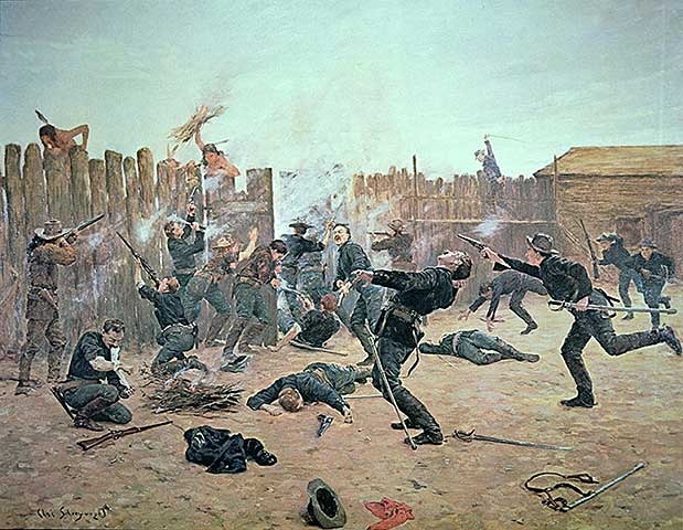 Indians attack Fort Wayne