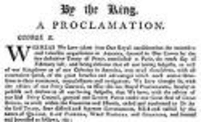 Proclamation of 1763
