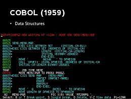 El lenguaje COBOL