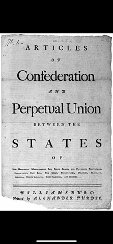 1777 -  Articles of Confederation