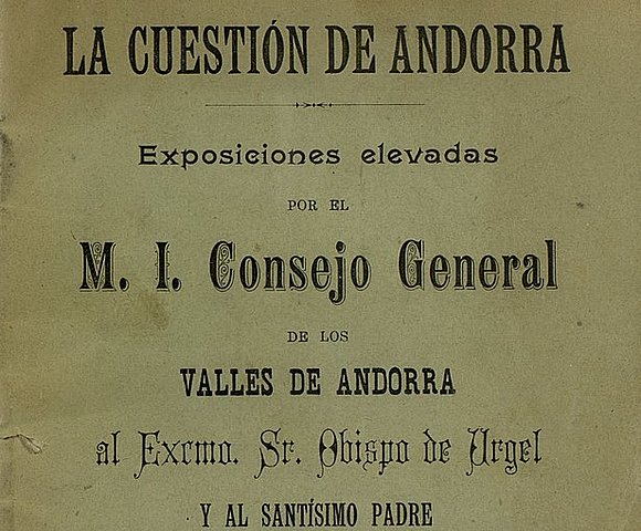 Se publica la "Cuestión de Andorra"