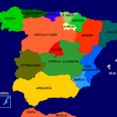 Timeline: eje cronologico de España y Andorra siglo XIX