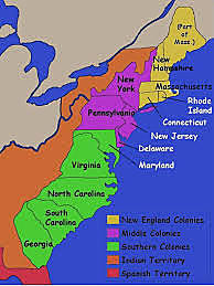 12.  The Thirteen English Colonies