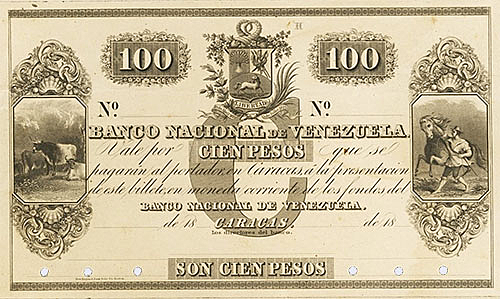 Creación del Banco Nacional de Venezuela