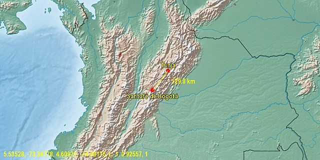 El gobernador de Tunja declara a Santa Fe que no reconoce el tratado del 18 de mayo y las dos ciudades quedan al borde de la guerra.