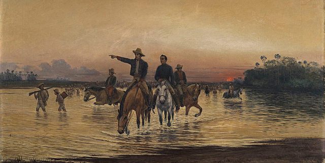 Un pequeño grupo de patriotas se agrupan en Casanare y forman un primer comando.