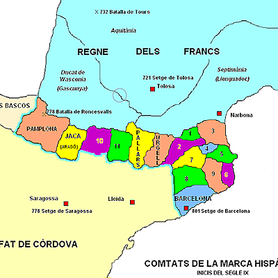 Timeline: ELS COMTATS CATALANS