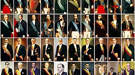 Timeline: Presidentes del proyecto nacional criollo