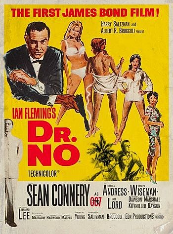 "Dr. No" the first James Bond movie premiers