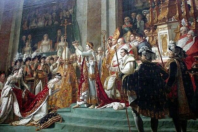 Napoleon crowns himself as Emperor of france