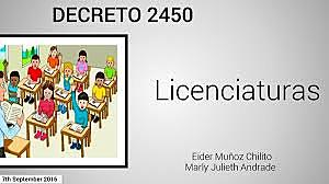 Decreto 2450 Y 1075
