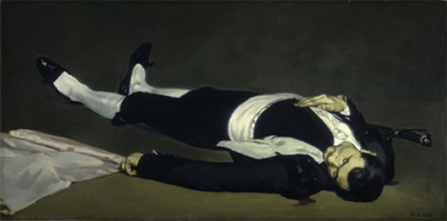 - Manet's father dies.