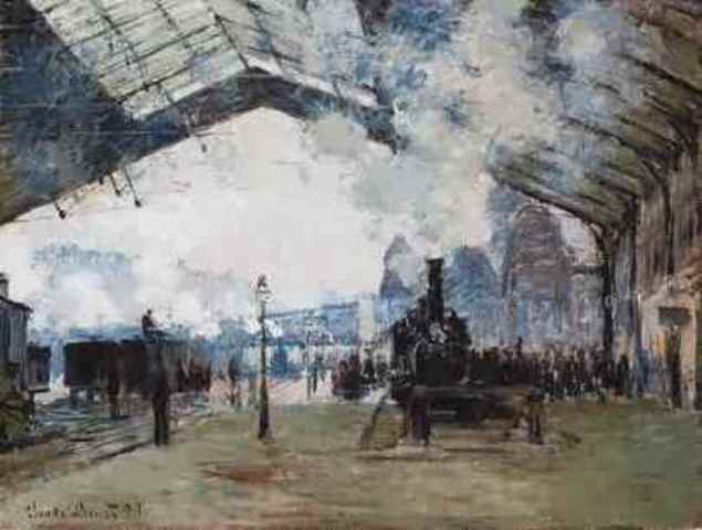 Berthe Morisot becomes Manet's sister-in-law when she marries his brother Eugene. Manet's The Gare Saint-Lazare (The Railway) is exhibited at the Paris Salon.