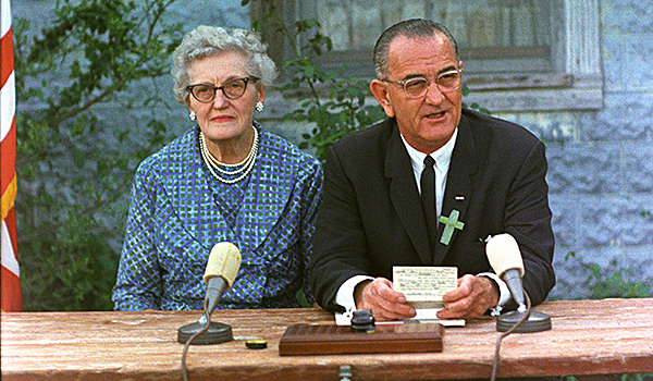 President Lyndon B Johnson