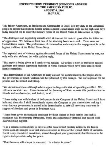 Gulf of Tonkin Resolution