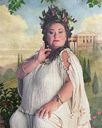 La huida de la señora gorda