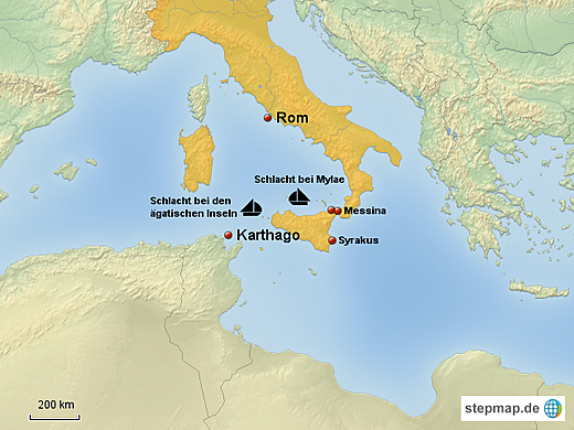 Beginn erster Punischer Krieg