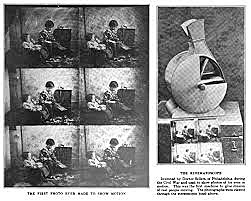 Invention of Kinematoscope