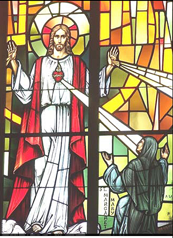 Vision of the sacred heart (Margret Mary 2nd vision)