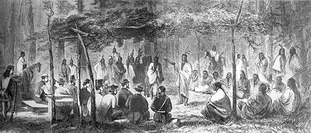 Medicine Lodge Treaty, Chief Satanta, 1868