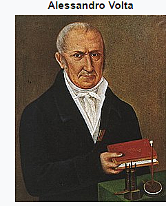 Italian physicist Alessandro Volta invented the battery