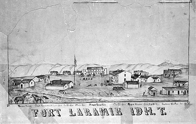 Crazy Horse and Red Cloud, Fort Laramie Treaty in 1868