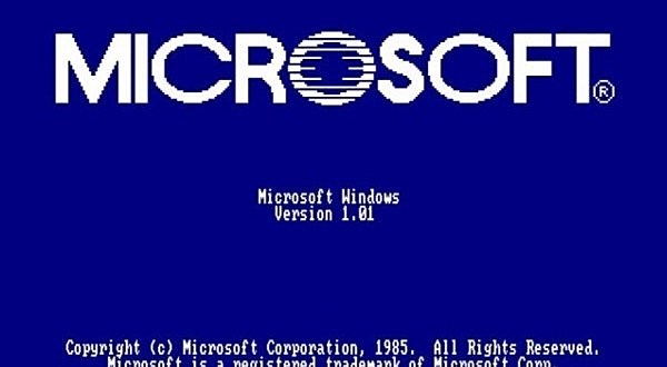 Primera versión de windows
