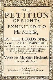 EL BILL OF PETITION, INGLATERRA