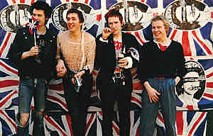 Membres de la banda Sex Pistols