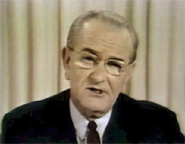 President Johnson declares he will "lose Vietnam"