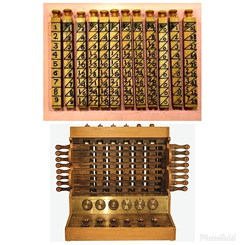 Las máquinas de Napier y Schickard