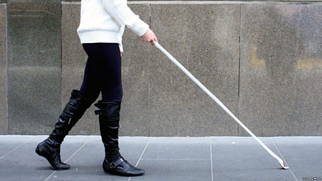 Primer campaña sobre el uso de bastón blanco