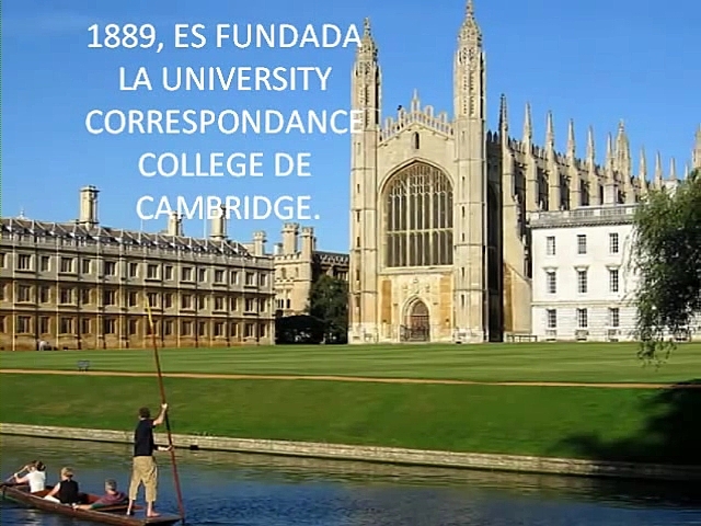 instituciones y colleges dependientes de la Universidad que impartían enseñanza por correspondencia,