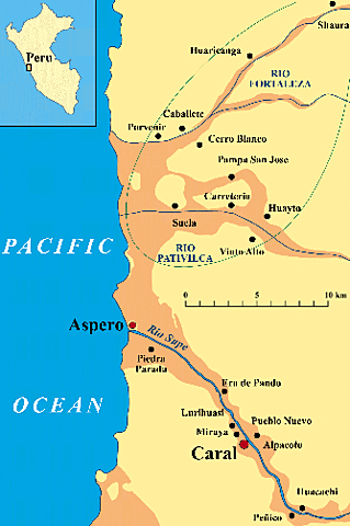 Caral, Supe River Valley of Peru