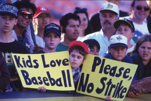 Major League Baseball Strike