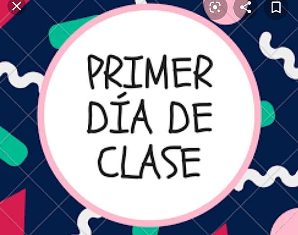 Mi Primer dia de clases