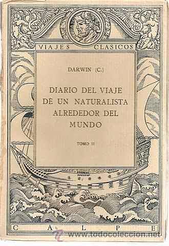 Publicación de la obra Diario del viaje del Beagle de Darwin