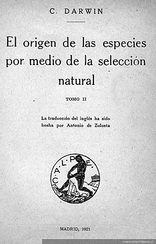 Empieza a escribir la teoría de la evolución