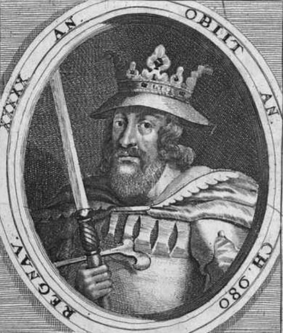 Harald Blåtand indfører kristendommen i Danmark